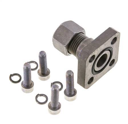 LK 35 Pump Flange Steel with 12L (M18x1.5)