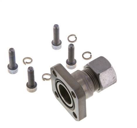 LK 40 Pump Flange Steel with 15L (M22x1.5)