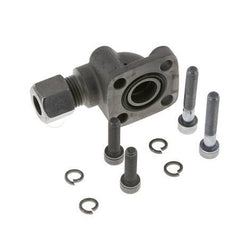 LK 35 Elbow Pump Flange Malleable cast iron with 10L (M16x1.5)