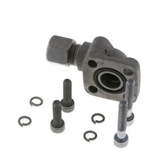 LK 35 Elbow Pump Flange Malleable cast iron with 10L (M16x1.5)