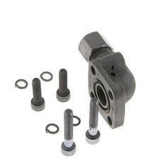 LK 35 Elbow Pump Flange Malleable cast iron with 10L (M16x1.5)