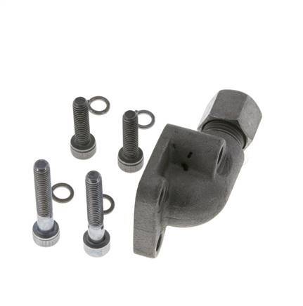 LK 35 Elbow Pump Flange Malleable cast iron with 10L (M16x1.5)