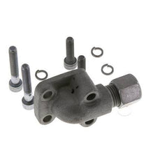 LK 35 Elbow Pump Flange Malleable cast iron with 10L (M16x1.5)