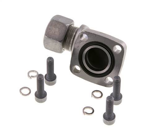 LK 40 Elbow Pump Flange Malleable cast iron with 15L (M22x1.5)