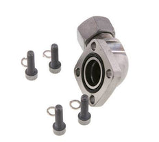 LK 40 Elbow Pump Flange Malleable cast iron with 15L (M22x1.5)