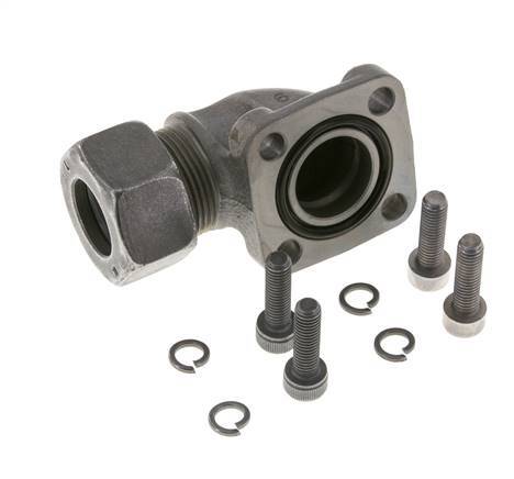 LK 40 Elbow Pump Flange Malleable cast iron with 18L (M26x1.5)