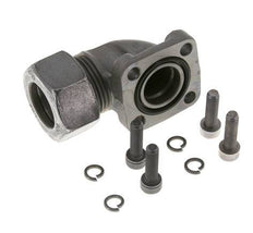 LK 40 Elbow Pump Flange Malleable cast iron with 22L (M30x2)