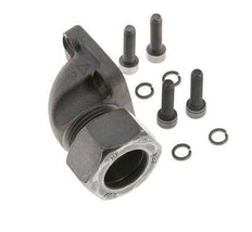 LK 40 Elbow Pump Flange Malleable cast iron with 22L (M30x2)