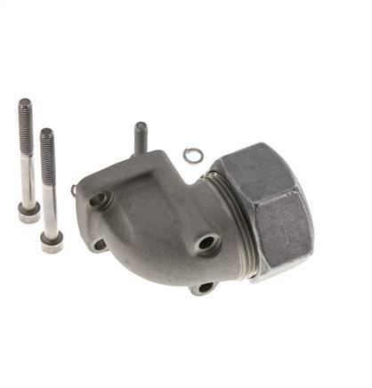 LK 40 Elbow Pump Flange Malleable cast iron with 35L (M45x2)