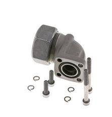 LK 40 Elbow Pump Flange Malleable cast iron with 35L (M45x2)