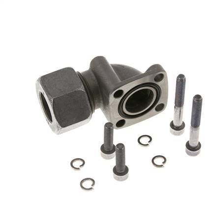 LK 40 Elbow Pump Flange Malleable cast iron with 20S (M30x2)