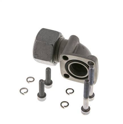 LK 40 Elbow Pump Flange Malleable cast iron with 20S (M30x2)