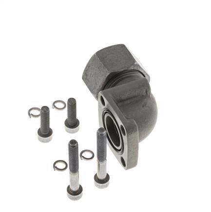 LK 40 Elbow Pump Flange Malleable cast iron with 20S (M30x2)