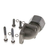 LK 40 Elbow Pump Flange Malleable cast iron with 20S (M30x2)