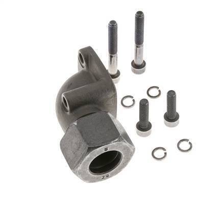 LK 40 Elbow Pump Flange Malleable cast iron with 20S (M30x2)