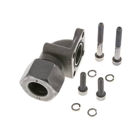 LK 40 Elbow Pump Flange Malleable cast iron with 20S (M30x2)