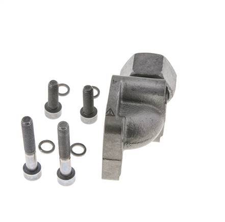 LK 55 Elbow Pump Flange Malleable cast iron with 20S (M30x2)