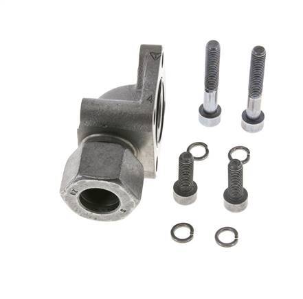 LK 55 Elbow Pump Flange Malleable cast iron with 20S (M30x2)