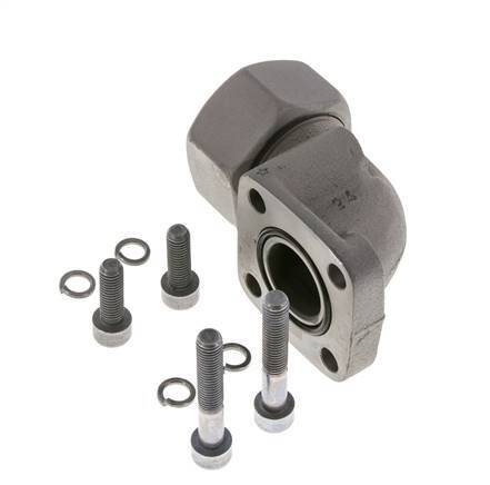 LK 55 Elbow Pump Flange Malleable cast iron with 30S (M42x2)