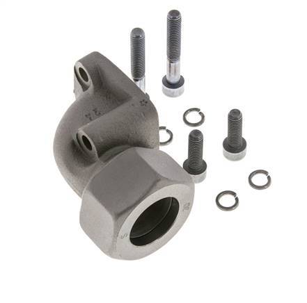 LK 55 Elbow Pump Flange Malleable cast iron with 30S (M42x2)