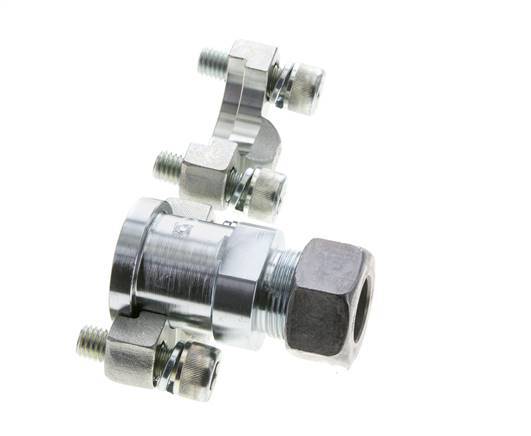 3/4'' SAE Flange 3000 PSI Steel with 18L (M26x1.5) ISO 6162-1