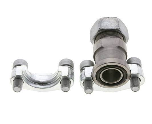 3/4'' SAE Flange 3000 PSI Steel with 22L (M30x2) ISO 6162-1