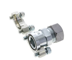 1'' SAE Flange 3000 PSI Steel with 28L (M36x2) ISO 6162-1