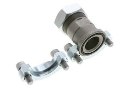 1-1/2'' SAE Flange 3000 PSI Steel with 42L (M52x2) ISO 6162-1