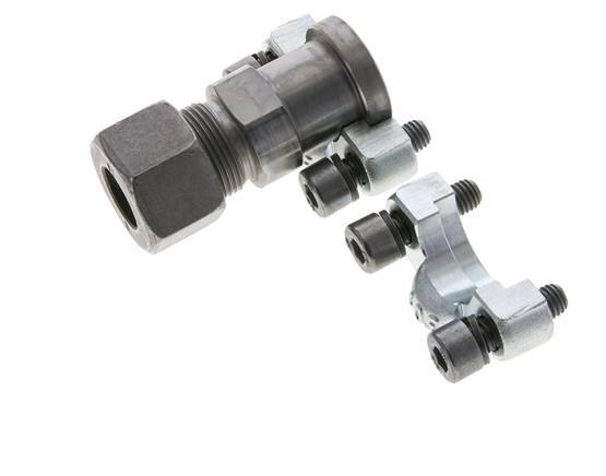 1/2'' SAE Flange 3000 PSI Steel with 16S (M24x1.5) ISO 6162-1