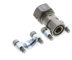 3/4'' SAE Flange 3000 PSI Steel with 25S (M36x2) ISO 6162-1