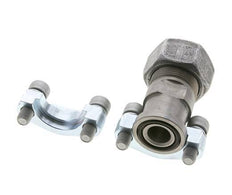 3/4'' SAE Flange 3000 PSI Steel with 25S (M36x2) ISO 6162-1