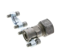 3/4'' SAE Flange 3000 PSI Steel with 25S (M36x2) ISO 6162-1