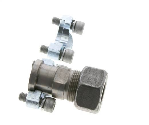 3/4'' SAE Flange 3000 PSI Steel with 25S (M36x2) ISO 6162-1