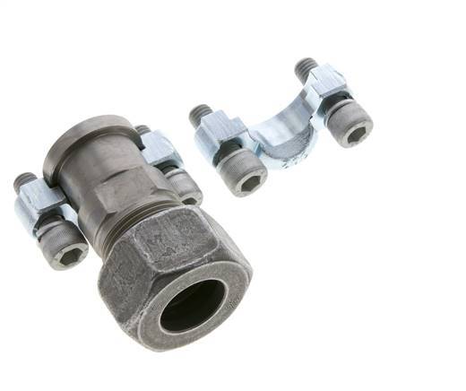 3/4'' SAE Flange 3000 PSI Steel with 25S (M36x2) ISO 6162-1