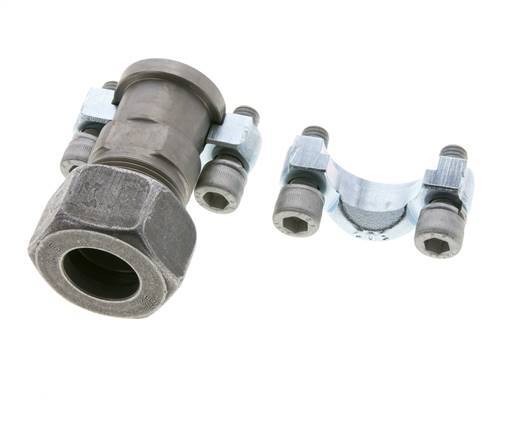 3/4'' SAE Flange 3000 PSI Steel with 25S (M36x2) ISO 6162-1