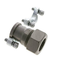 1-1/4'' SAE Flange 3000 PSI Steel with 38S (M52x2) ISO 6162-1