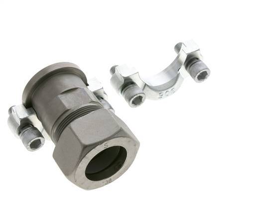 1-1/2'' SAE Flange 3000 PSI Steel with 38S (M52x2) ISO 6162-1