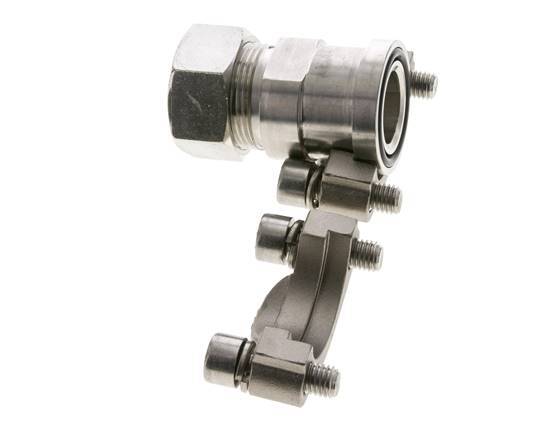 1'' SAE Flange 3000 PSI Stainless Steel with 28L (M36x2) ISO 6162-1