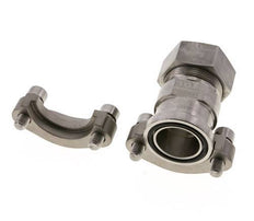 1-1/4'' SAE Flange 3000 PSI Stainless Steel with 35L (M45x2) ISO 6162-1