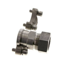 1-1/4'' SAE Flange 3000 PSI Stainless Steel with 35L (M45x2) ISO 6162-1