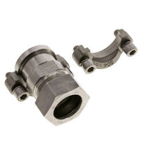 1-1/4'' SAE Flange 3000 PSI Stainless Steel with 35L (M45x2) ISO 6162-1