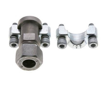 1/2'' SAE Flange 6000 PSI Steel with 16S (M24x1.5) ISO 6162-2