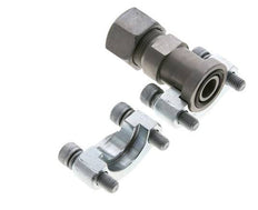 1/2'' SAE Flange 6000 PSI Steel with 16S (M24x1.5) ISO 6162-2