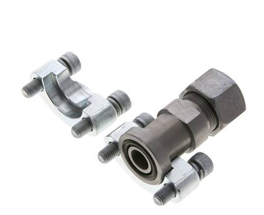 1/2'' SAE Flange 6000 PSI Steel with 16S (M24x1.5) ISO 6162-2