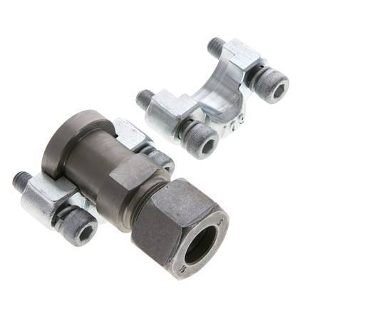 1/2'' SAE Flange 6000 PSI Steel with 16S (M24x1.5) ISO 6162-2