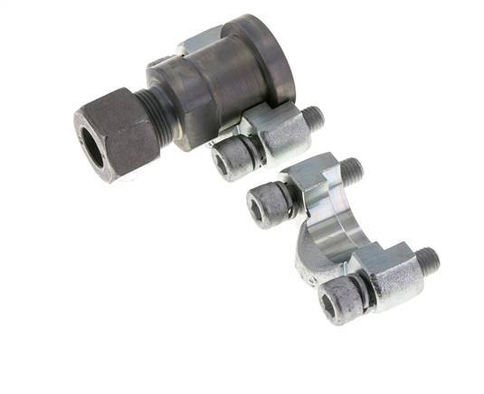 3/4'' SAE Flange 6000 PSI Steel with 16S (M24x1.5) ISO 6162-2