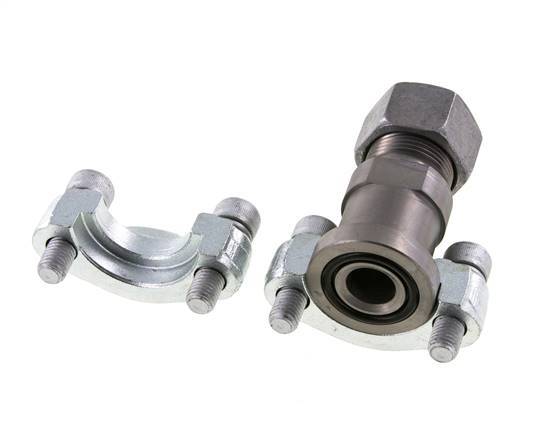 3/4'' SAE Flange 6000 PSI Steel with 20S (M30x2) ISO 6162-2