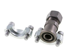 3/4'' SAE Flange 6000 PSI Steel with 20S (M30x2) ISO 6162-2