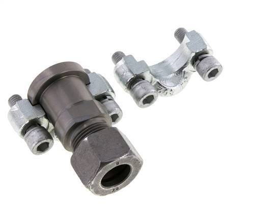 3/4'' SAE Flange 6000 PSI Steel with 20S (M30x2) ISO 6162-2