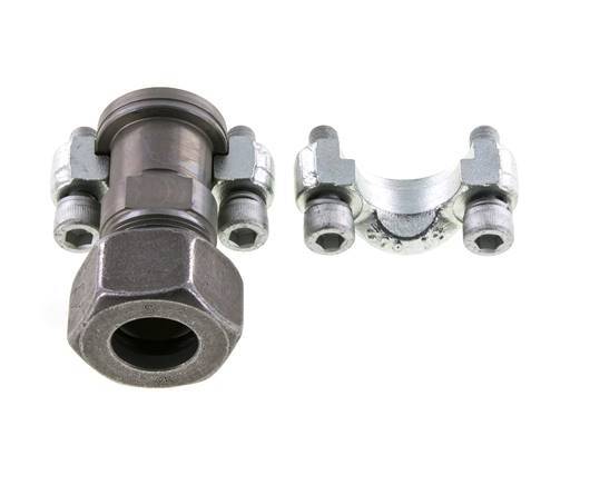 3/4'' SAE Flange 6000 PSI Steel with 25S (M36x2) ISO 6162-2